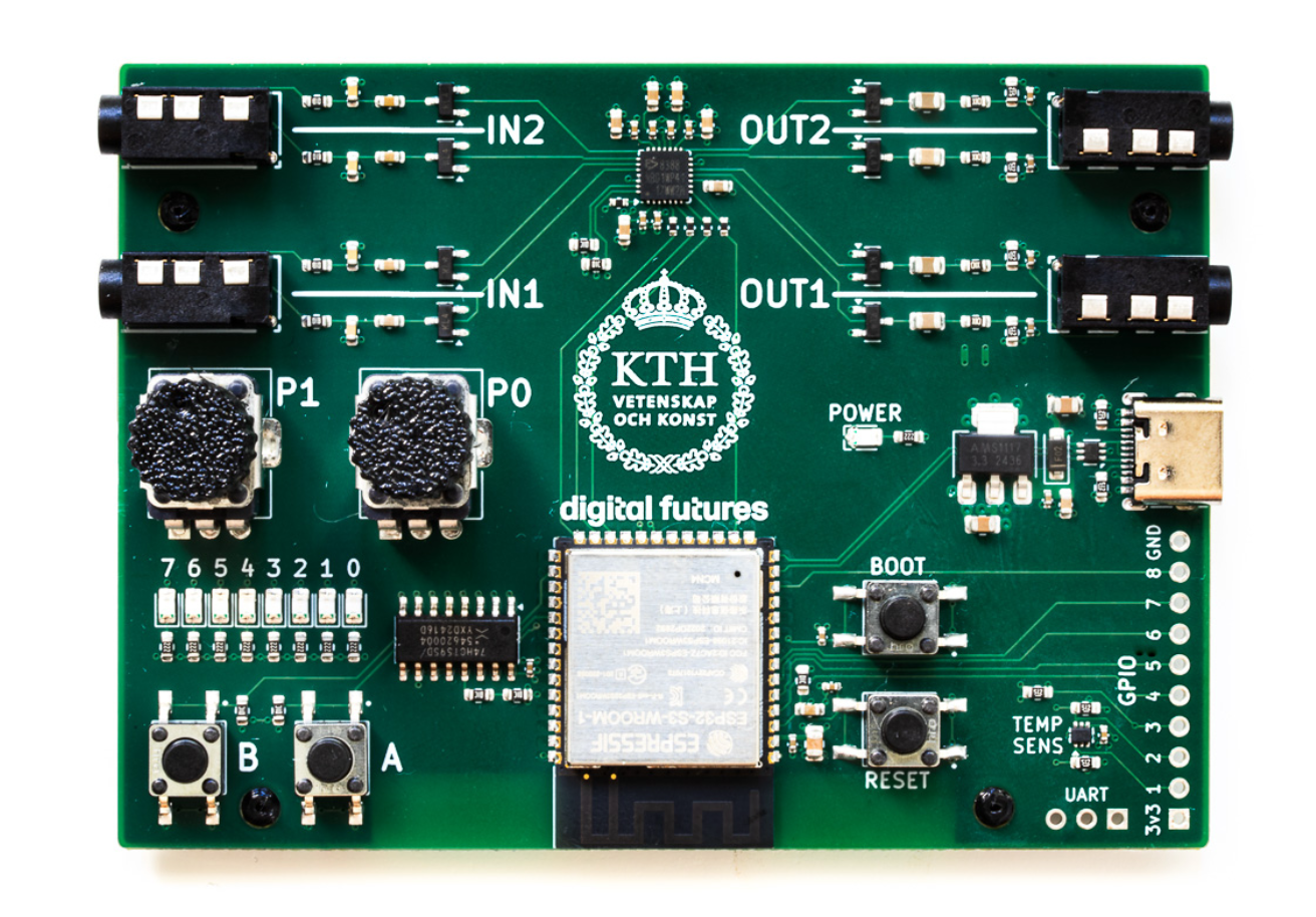 ESP32-S3 with ES8388 audio codec board